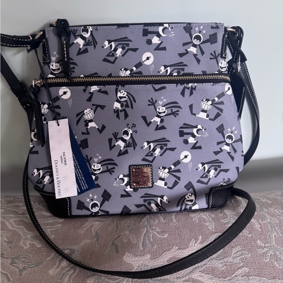Dooney & Bourke Handbags - NWT Dooney & Bourke Gray and Black Crossbody with Disney Oswald Print